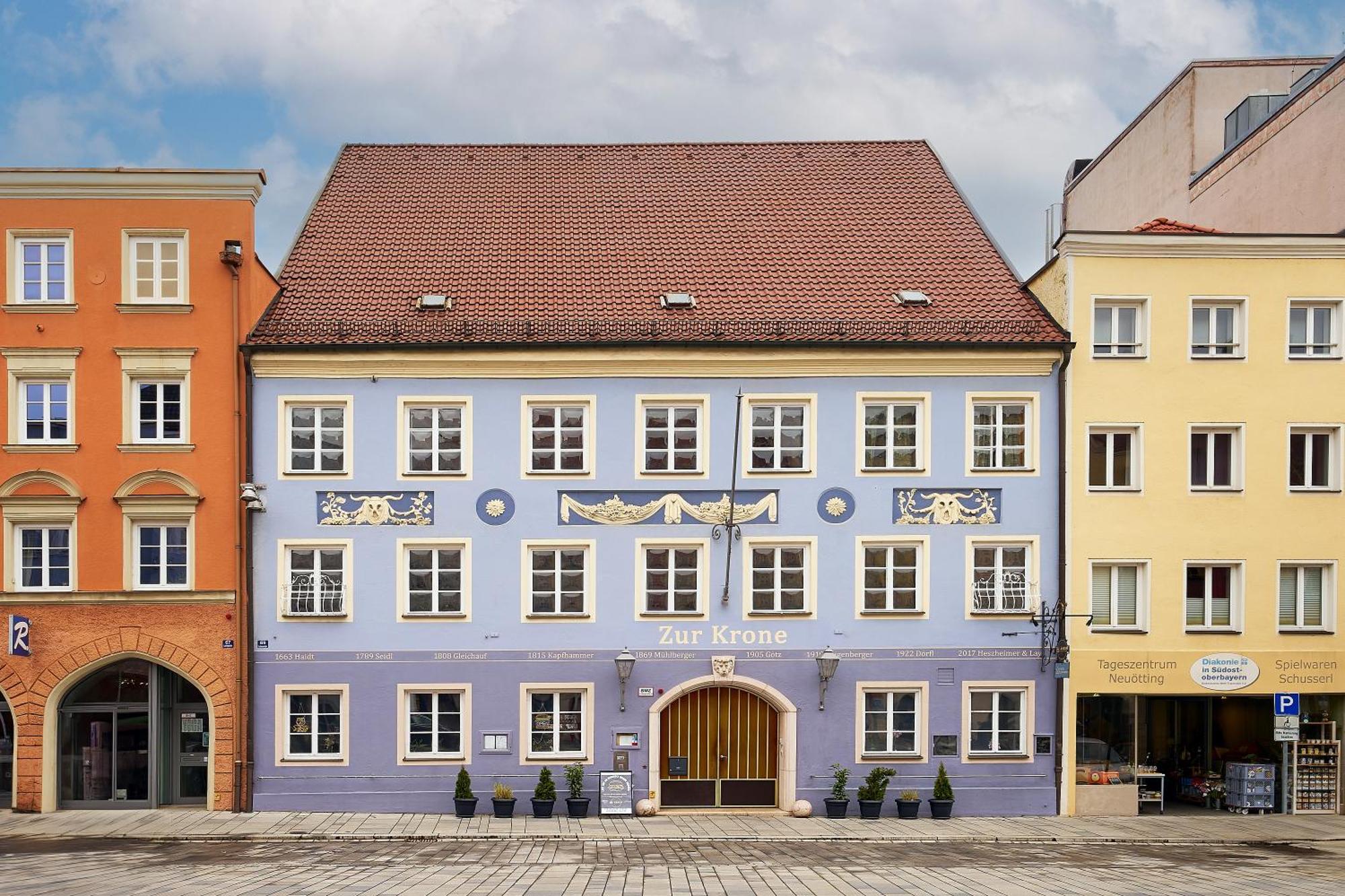 Hotel Zur Krone Neuötting Exterior foto